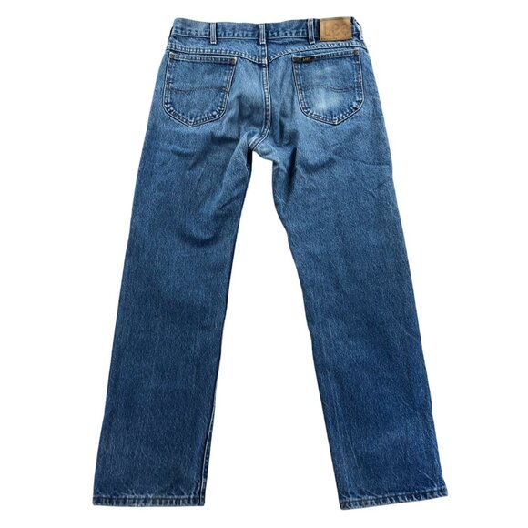 Lee Riders Mens Jeans Size 36x32 Straight Leg Blue Denim Classic Casual Travel - Picture 2 of 16